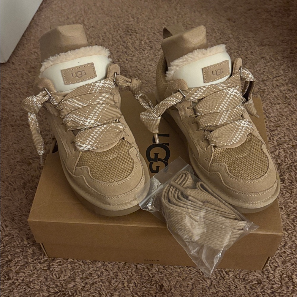 UGG Women's Tan Sneakers - Picture 3 of 7